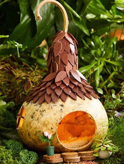 Birdhouse Bottle Gourd - Image 13