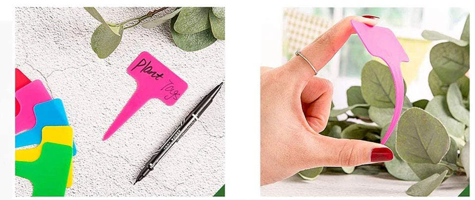 Pink T-Shaped Plant Labels - Image 4