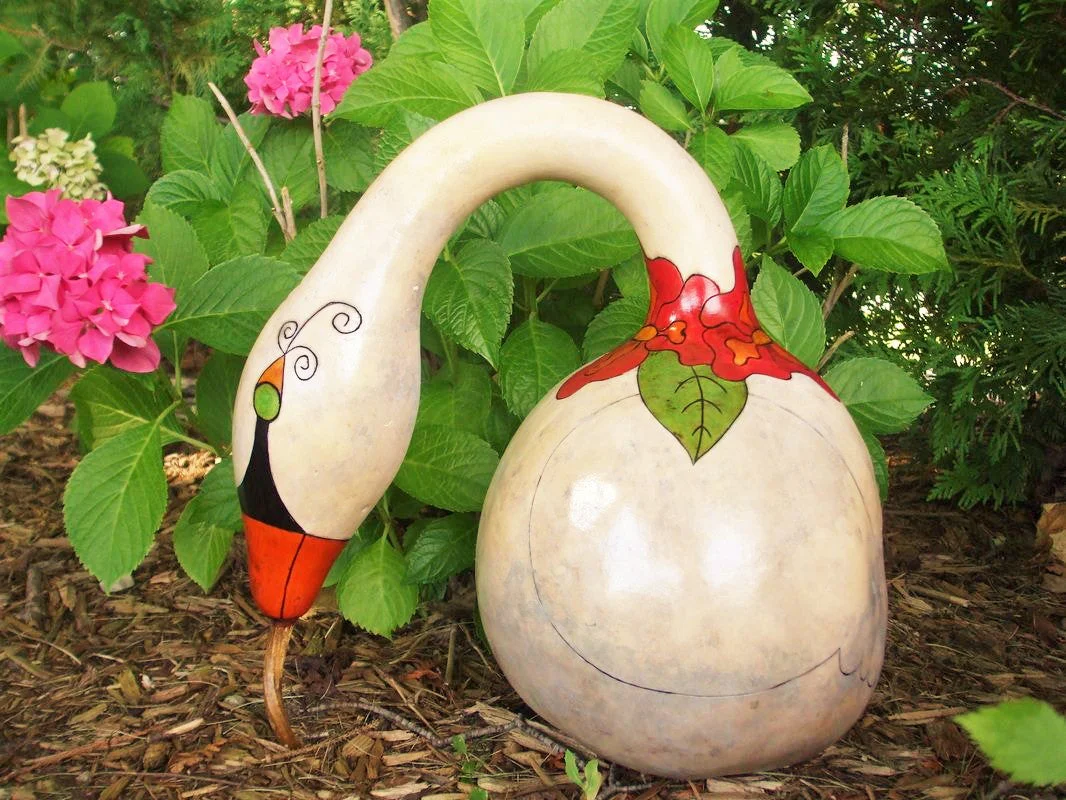 Speckled Swan Gourd - Image 9